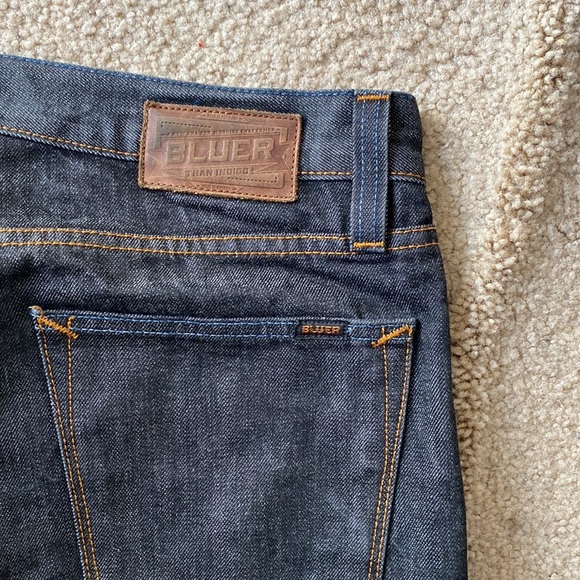 Bluer Cuffed Jeans Size 32 - Picture 6 of 7